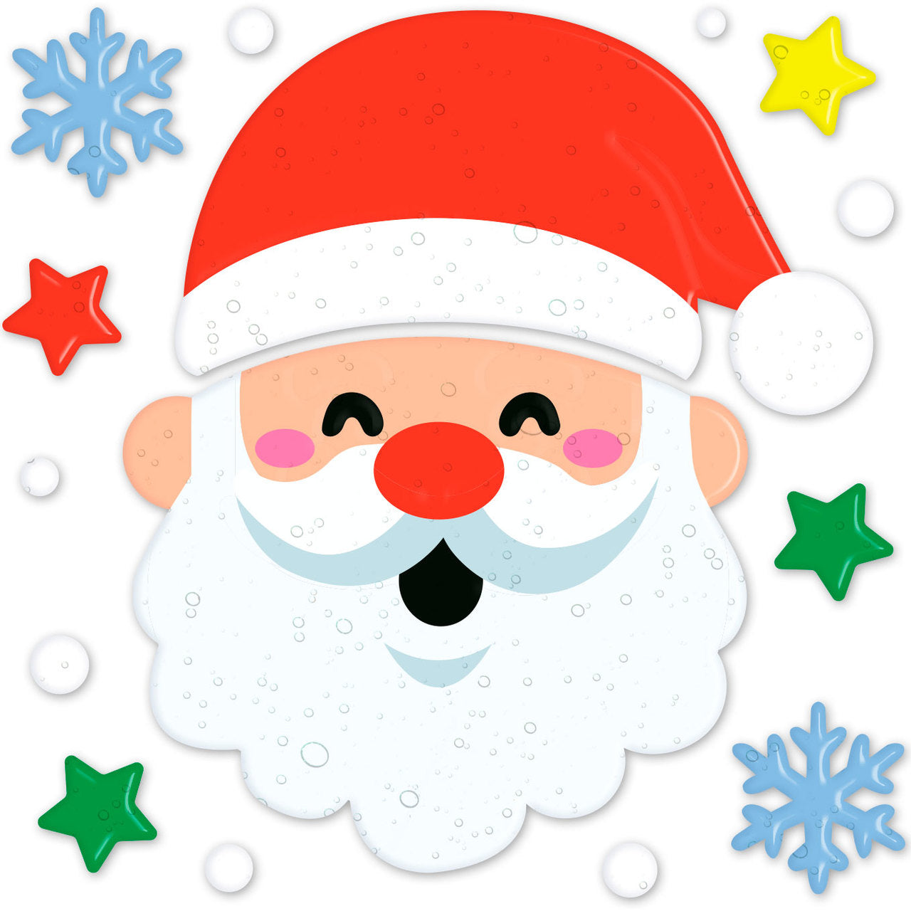 Decoração de Gel Pai Natal