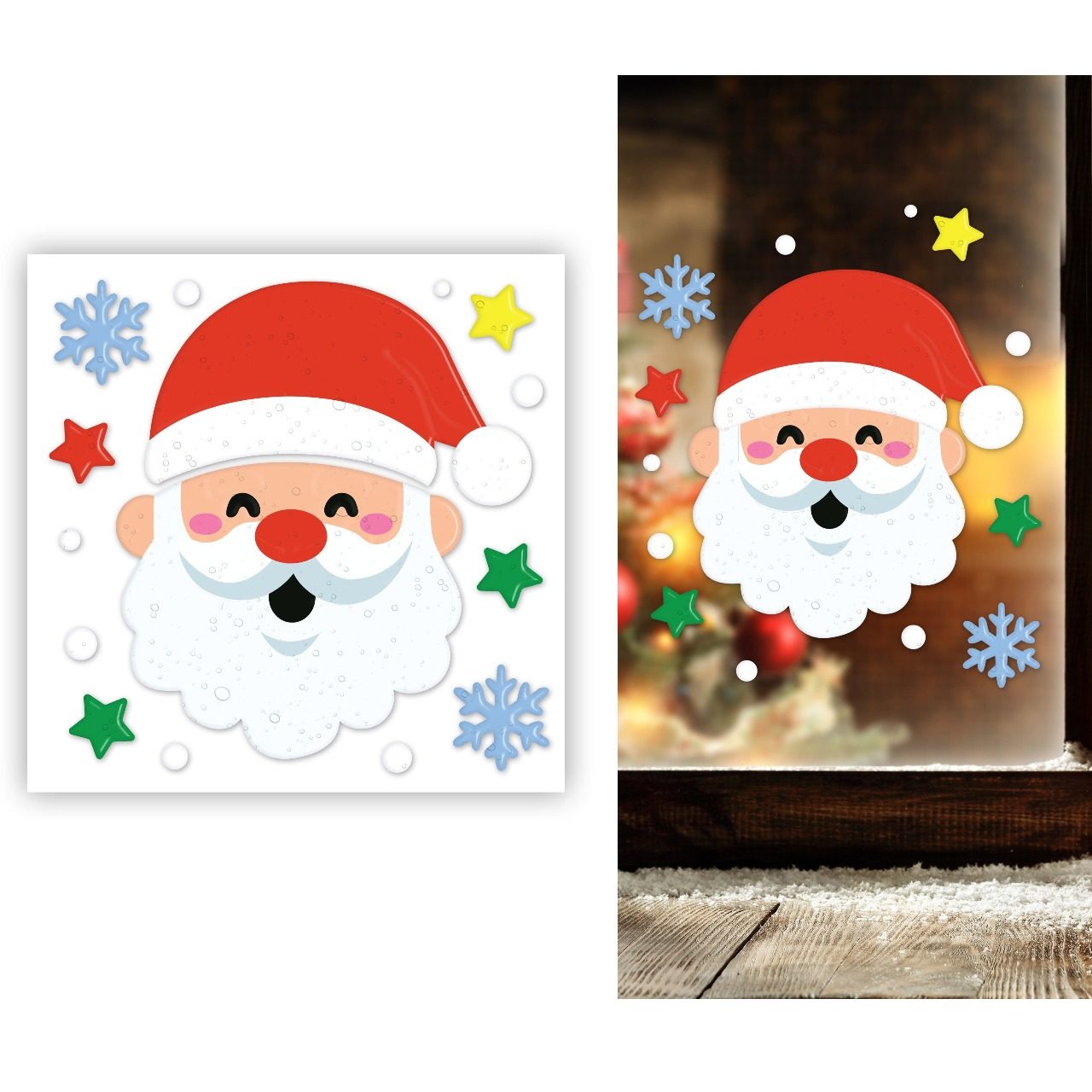 Decoração de Gel Pai Natal