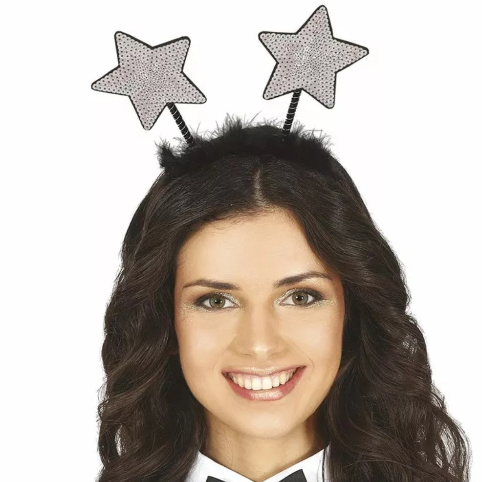 Bandolete de Estrelas Prateadas
