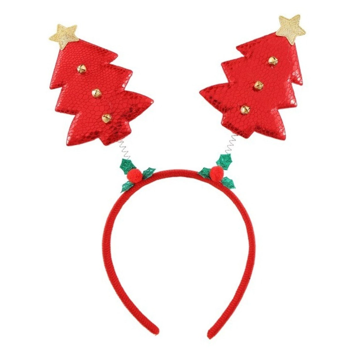 Bandolete de Natal Árvores Vermelhas