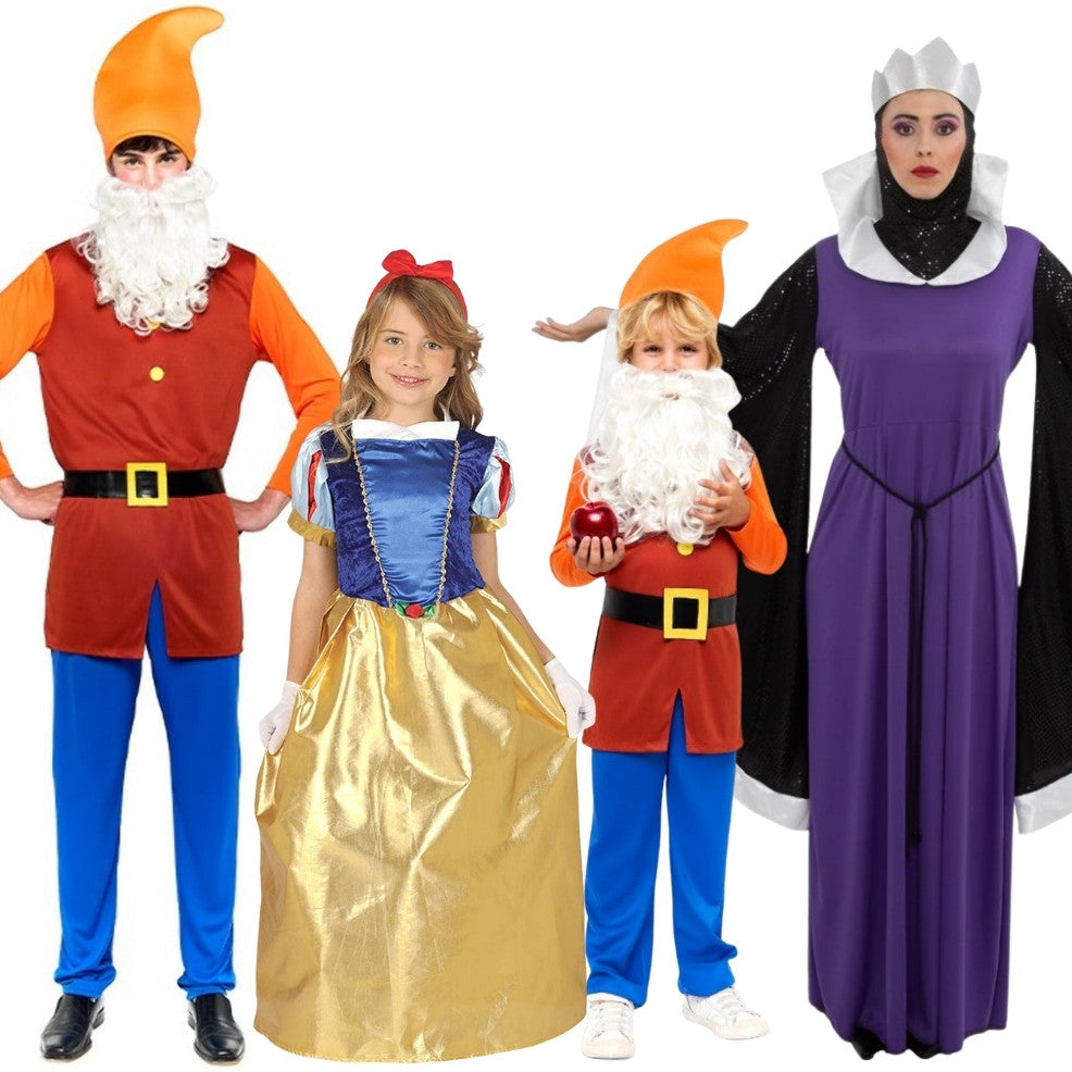 Fatos de grupo do conto Branca de Neve