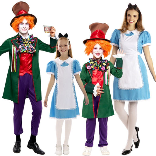 Fatos de grupo Alice e Chapeleiro