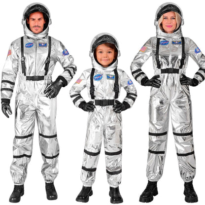 Fatos em Grupo de Astronautas Space prateados