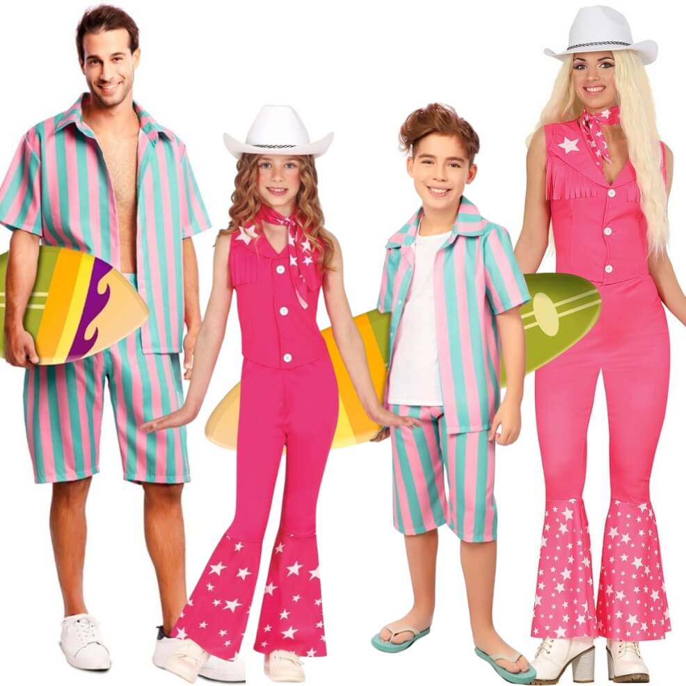 Fatos em grupo de Barbie e Ken Surfistas