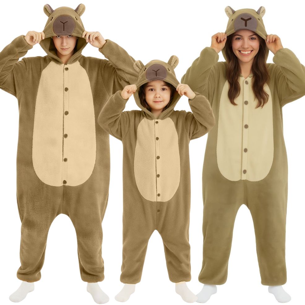 Fatos de grupo de capivara engraçada