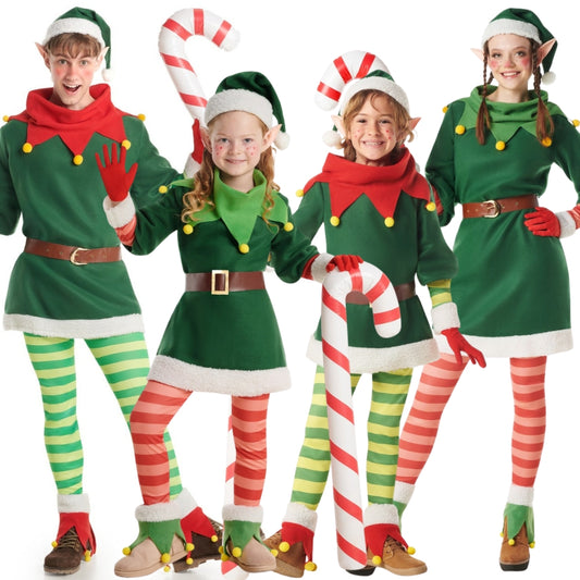 Fatos de grupo de elfos doces