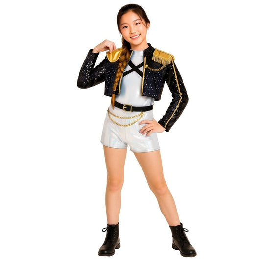 Fatos de grupo de Guerreiras K-Pop Rumi e Jinu