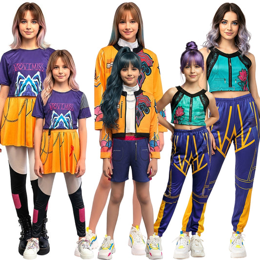 Fatos de grupo de Guerreiras K-Pop Huntrix