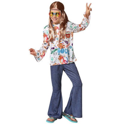 Fatos em grupo de Hippies Multicoloridos