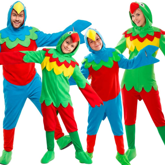 Fatos de grupo Papagaios