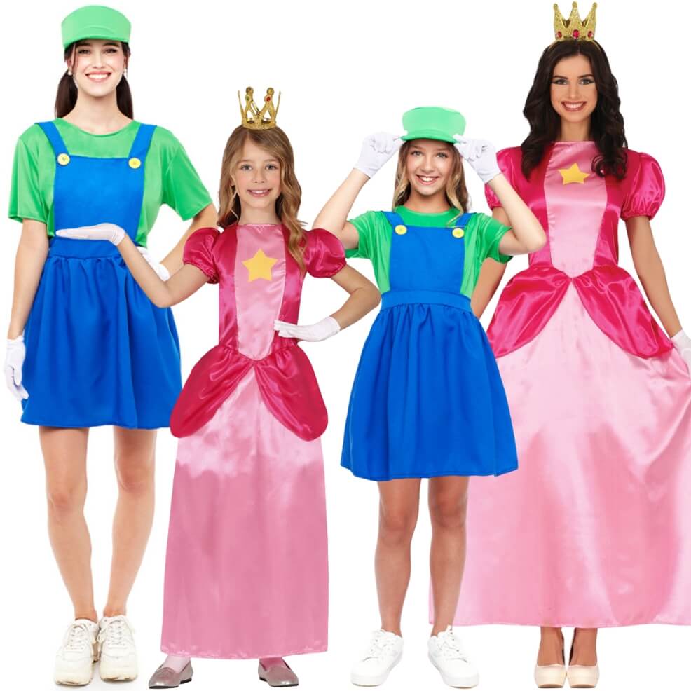 Fatos em grupo de Luigi e Princesa Peach