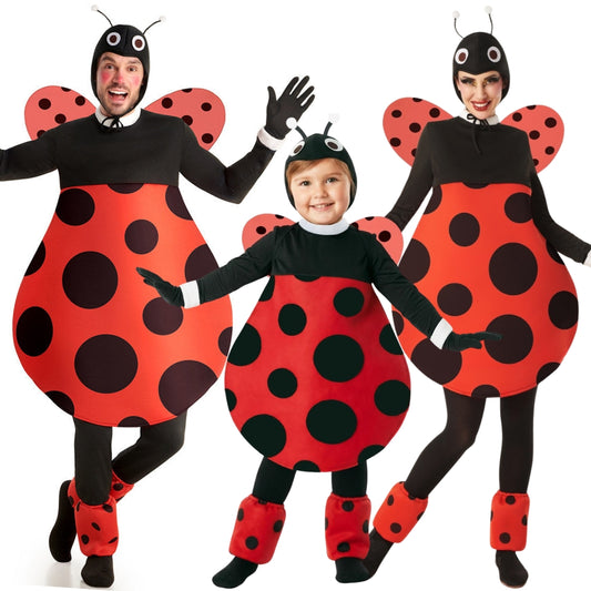 Fatos de grupo de joaninhas rechonchudas
