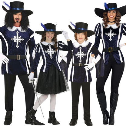 Fatos de grupo de mosqueteiros D’Artagnan