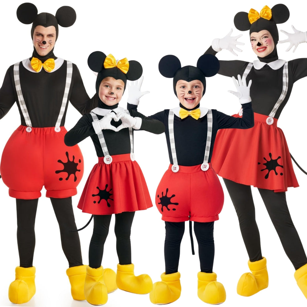 Fatos de grupo de ratos divertidos