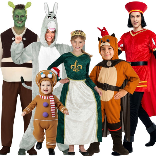 Fatos de grupo de Shrek e companhia