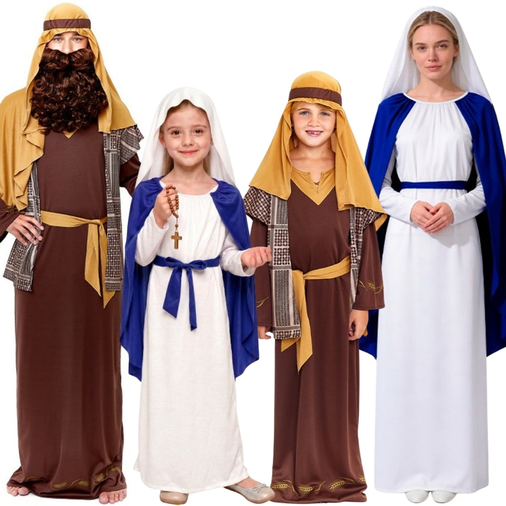 Fatos de grupo clássicos Virgem Maria e São José