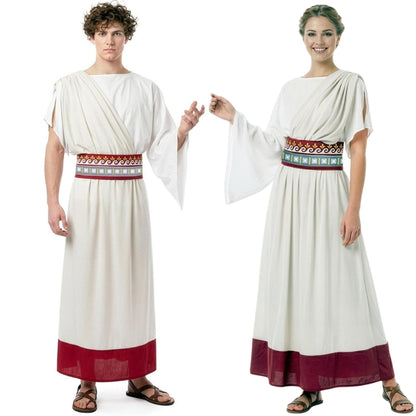 Fatos de casal de gregos