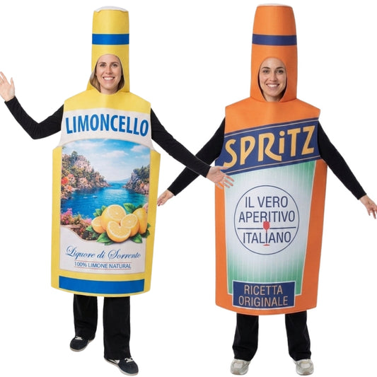 Fatos de casal de licores italianos
