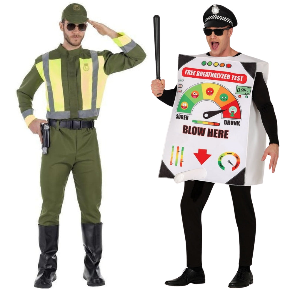 Fatos de casal de Polícia e Alcoolímetro
