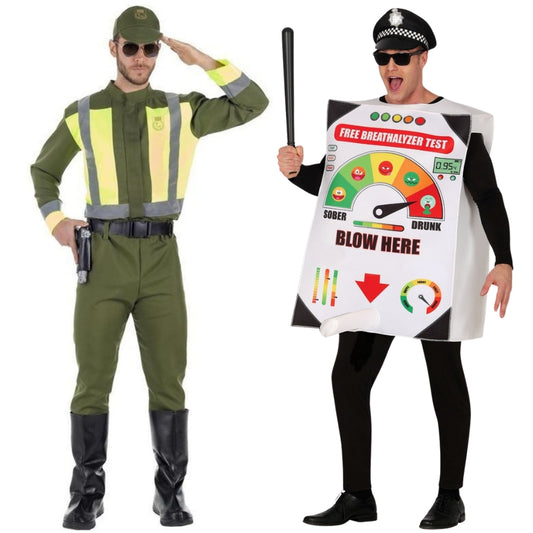 Fatos de casal de Polícia e Alcoolímetro