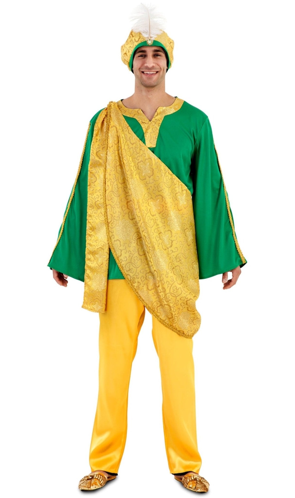 Fatos de casal de Rei Mago Baltasar e Pajem Lux