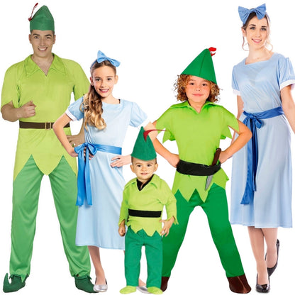 Fatos de grupo de Peter Pan e Wendy