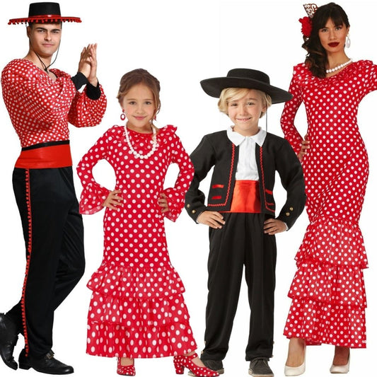 Fatos de grupo de Feria de Abril