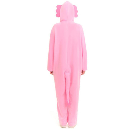 Fato de Axolote Rosa para adulto