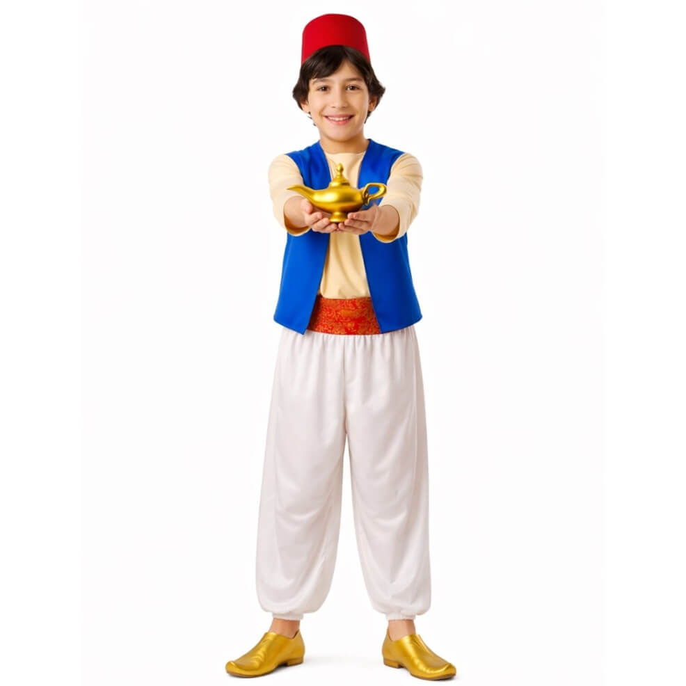 Fato de Aladino com Faixa para menino