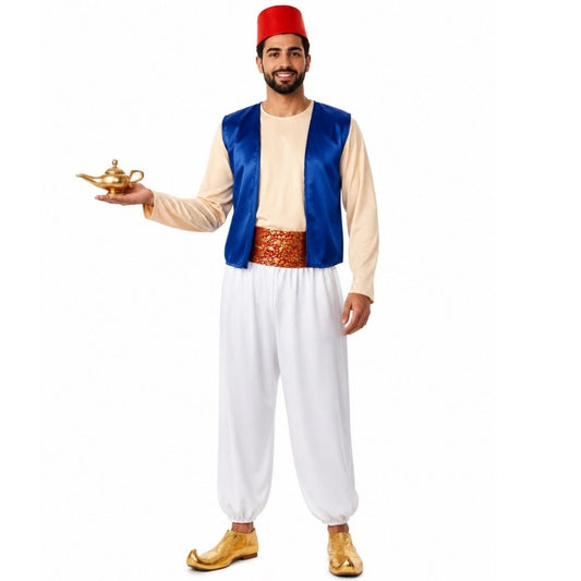 Fato de Aladino com Faixa para homem