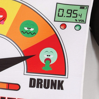 Fato de Alcoolímetro Divertido para adulto