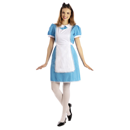 Fato de Alice do Conto para mulher