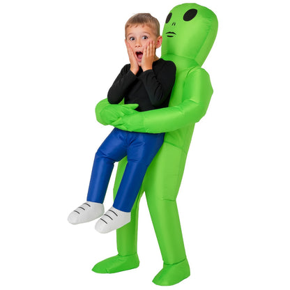Fato de Alien Insuflável de encher para criança