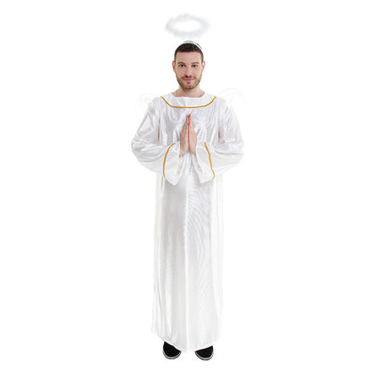 Fato de Anjo Branco para adulto