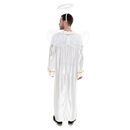 Fato de Anjo Branco para adulto