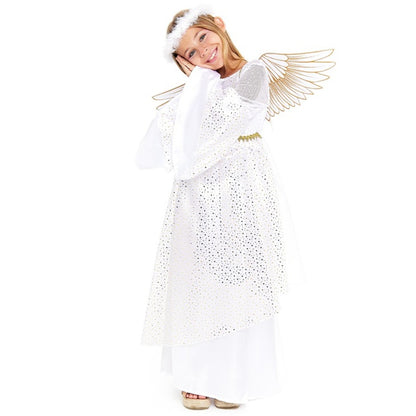 Fato de Anjo Fantasia para menina 