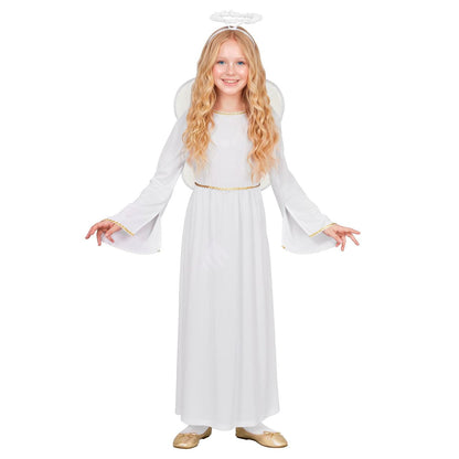 Fato de Anjo de Natal infantil