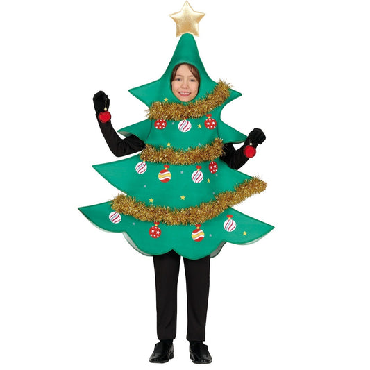 Fato Clássico de Árvore de Natal para criança