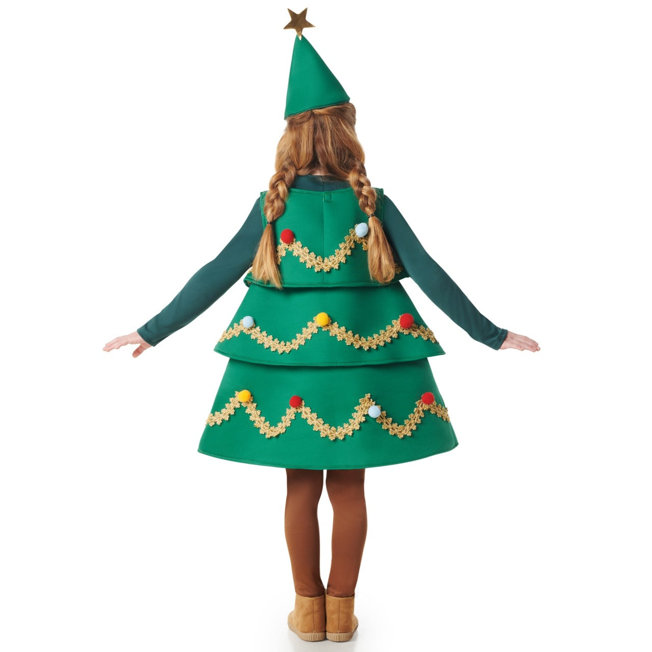 Fato de Árvore de Natal Decorada infantil
