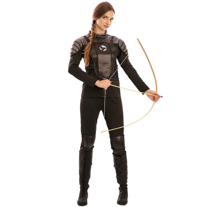 Fato de Arqueira Katniss para mulher