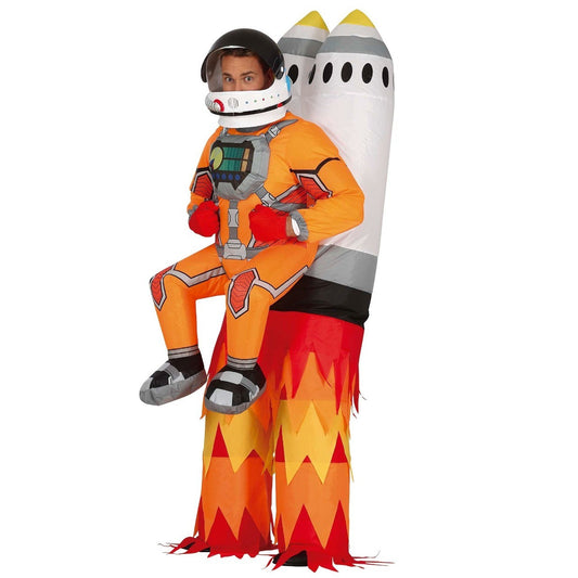 Fato de Astronauta Foguete inflável para adultos