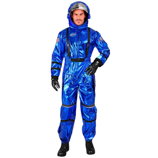 Fato de Astronauta Space Azul para homem