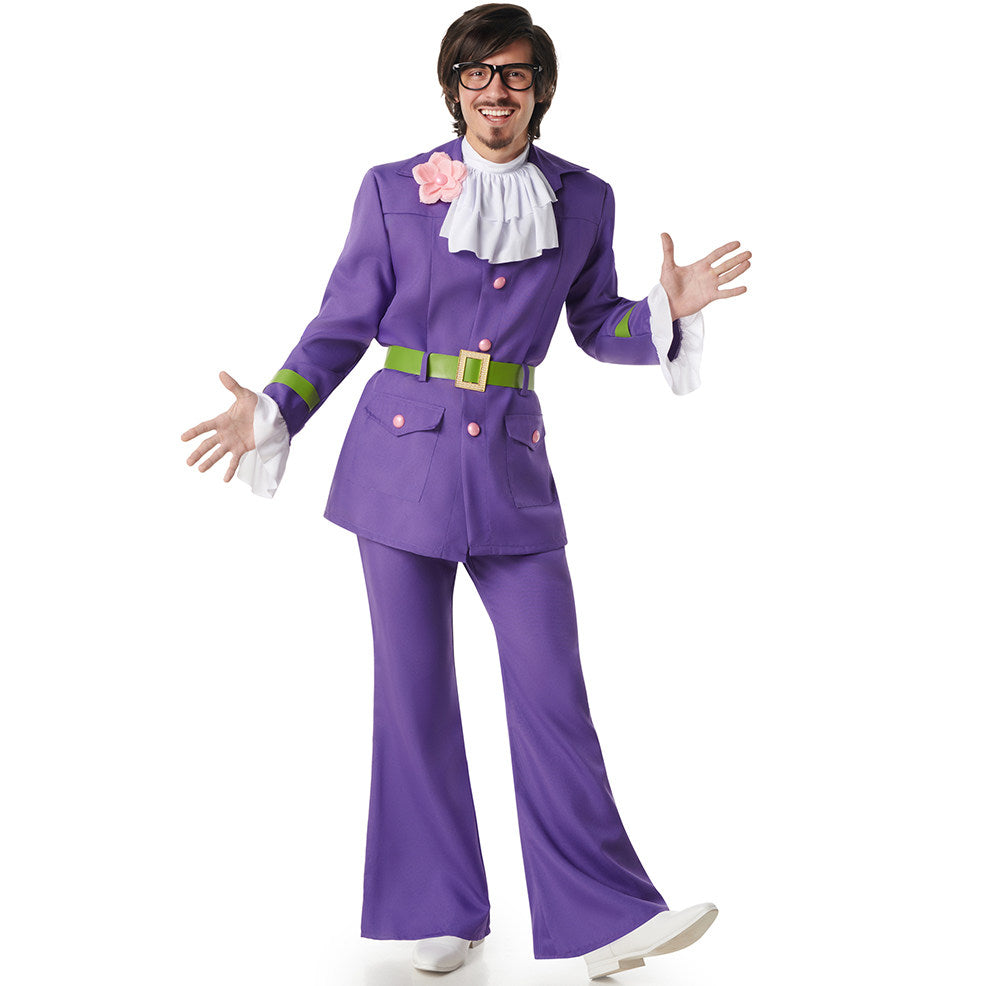 Fato de Austin Powers Anos 70 para homem