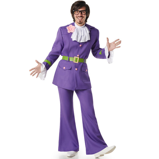 Fato de Austin Powers Anos 70 para homem