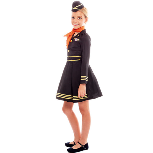 Fato elegante de Hospedeira para menina