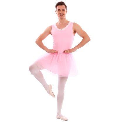 Fato de Bailarina Rosa para adulto