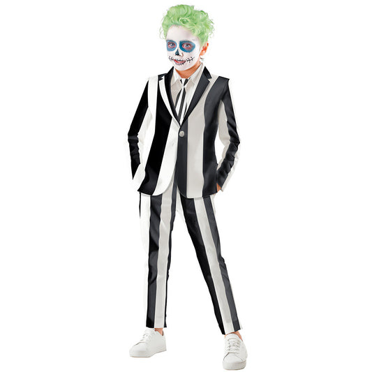 Fato de Fantasma Listrado para criança