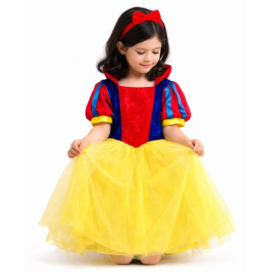 Fato de Branca de Neve Luxo para menina