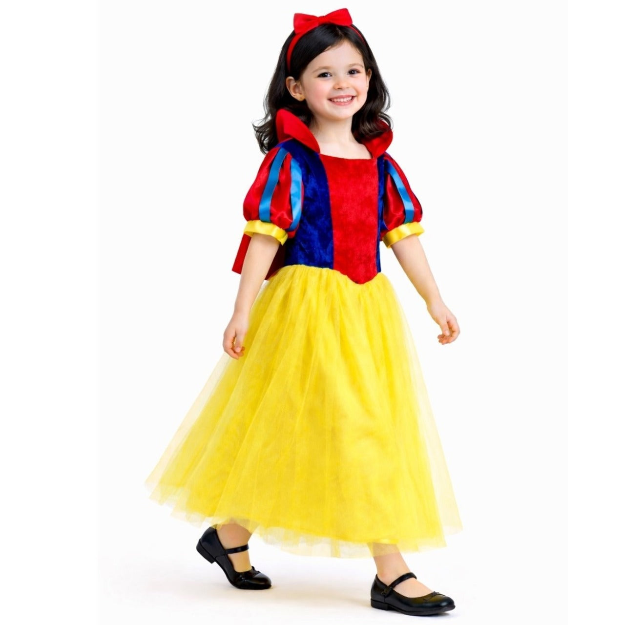 Fato de Branca de Neve Luxo para menina