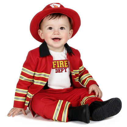 Fato de Bombeiro Fire para bebé